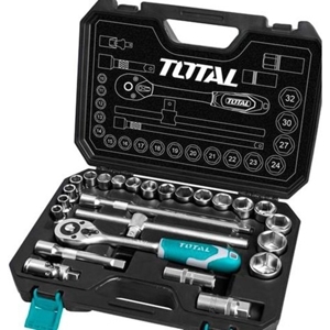 Bộ tuýp 25 chi tiết Total THT121251 1/2"