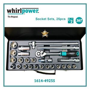 Bộ tuýp 25 chi tiết Whirlpower 1614-4925S