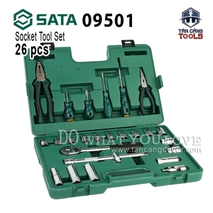 Bộ tuýp 26 chi tiết Sata 09-501 - 1/2inch