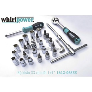 Bộ tuýp 33 chi tiết Whirlpower 1612-0633S