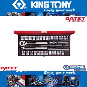 Bộ tuýp 36 chi tiết hệ inch & hệ mét Kingtony 3036CR - 3/8"