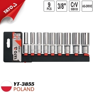 Bộ tuýp 3/8" dài 9 chi tiết Yato YT-3855