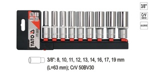 Bộ tuýp 3/8" dài 9 chi tiết Yato YT-3855