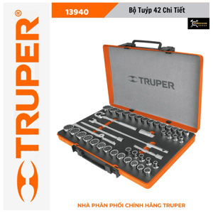 Bộ tuýp 42 chi tiết Truper 13940 (JD-1/2X42MP)