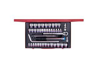 Bộ tuýp 43 chi tiết hệ inch & hệ mét Kingtony 4544CR - 1/2"