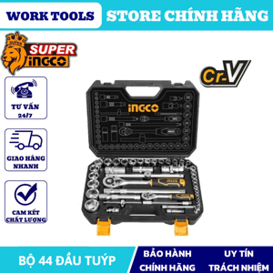 Bộ tuýp 44 chi tiết Ingco HKTS42441