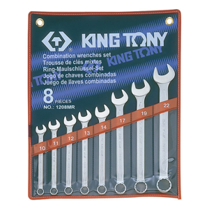 Bộ tuýp 8 cái hệ mét Kingtony 1208MR - 10-22mm