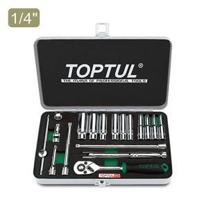 Bộ tuýp bông 18 món loại bóng Toptul GCAD1813