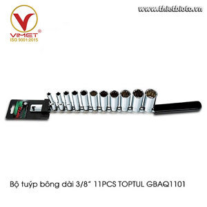 Bộ tuýp bông dài Toptul GBAQ1101 - 11 chi tiết