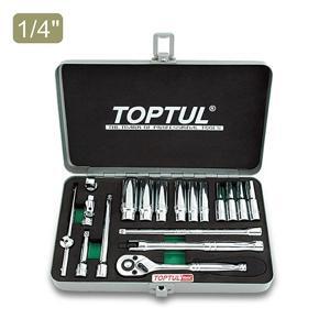Bộ tuýp bông loại bóng 18 món Toptul GCAD1817 1/4"