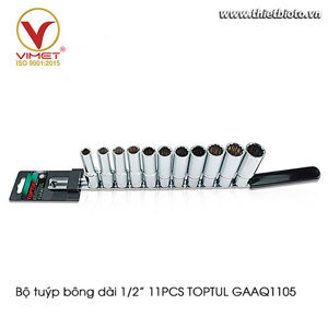 Bộ túyp bông Toptul GAAQ1105 - 11 chi tiết