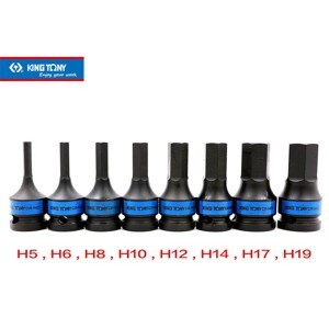 Bộ tuýp đầu lục giác Kingtony 4418MP 8 cái H5-H19