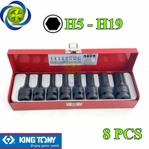 Bộ tuýp đầu lục giác Kingtony 4418MP 8 cái H5-H19