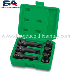 Bộ tuýp đen 1/2" 6 chi tiết Toptul GDAI0601