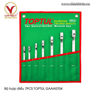 Bộ tuýp điếu 7 chi tiết Toptul GAAA0704