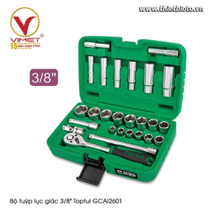 Bộ tuýp lục giác 3/8" Toptul GCAI2601