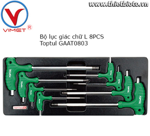 Bộ tuýp lục giác chữ L 8 món Toptul GAAT0803