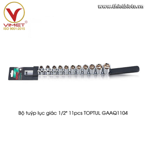 Bộ tuýp lục giác Mirro Toptul GAAQ1104 - 11 cái