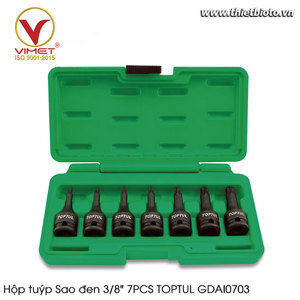 Bộ tuýp sao đen 3/8 inch 7 món Toptul GDAI0703