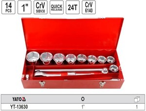 Bộ tuýp tay vặn tổng hợp 1″ YT-13630 – 14 chi tiết