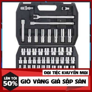 Bộ tuýp tay vặn tổng hợp Yato YT-3877, 1/2" 46 chi tiết