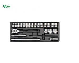 Bộ tuýp tay vặn tổng hợp Yato YT-12651, 1/2inch 23 chi tiết