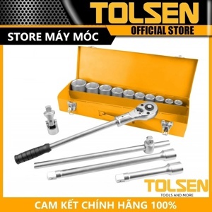 Bộ tuýp và cần mở 3/4 inch 15 chi tiết Tolsen 15148