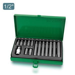 Bộ tuýp và vít lục giác 15 món Toptul GAAD1508
