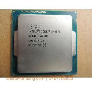Bộ vi xử lý - CPU Intel Core i5 4670 - 3.4GHz - 6MB Cache