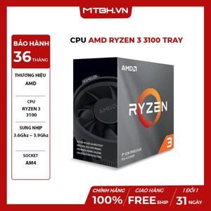 Bộ vi xử lý - CPU AMD Ryzen 3 3100