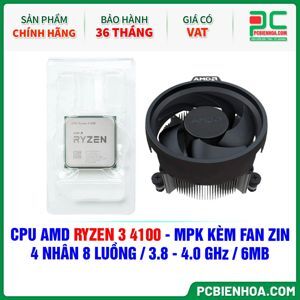 Bộ vi xử lý - CPU AMD Ryzen 3 4100 MPK