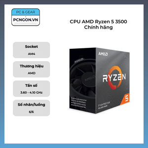 Bộ vi xử lý - CPU AMD Ryzen 5 3500 - 3.6 GHz - 16MB