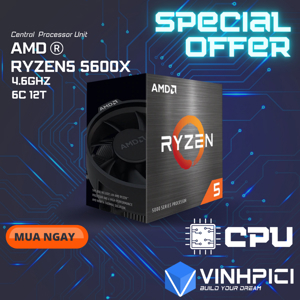 Bộ vi xử lý - CPU AMD Ryzen 5 5600X