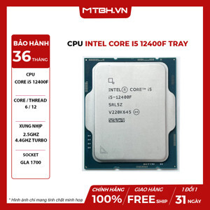 Bộ vi xử lý - CPU Intel Core i5-12400F