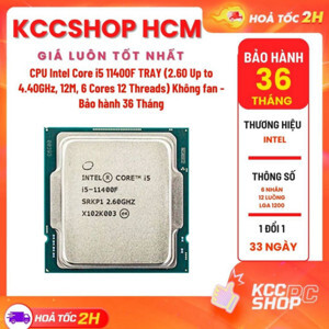 Bộ vi xử lý - CPU Intel Core i5-11400F