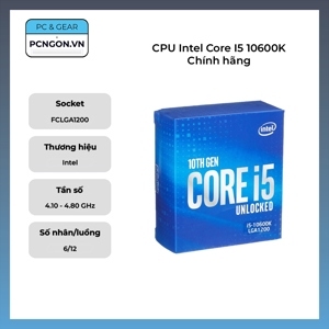 Bộ vi xử lý - CPU Intel Core i5-10600K