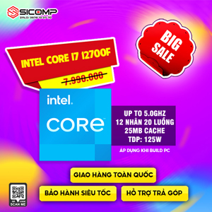 Bộ vi xử lý - CPU Intel Core i7-12700F
