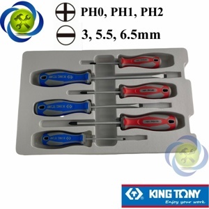 Bộ vít 6 cái hệ mét Kingtony 31116MR