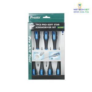 Bộ vít 7 cây 6 cánh Pro'skit SD-2302