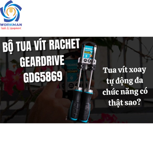 Bộ vít đảo chiều 2 cây Geardrive GD65869