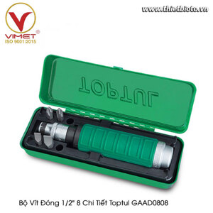 Bộ vít đóng Toptul GAAD0808, 1/2" 8chi tiết