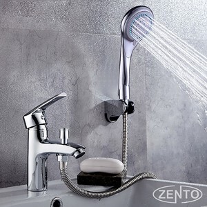 Bộ vòi chậu lavabo kết hợp sen tắm nóng lạnh Zento ZT2045