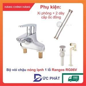 Bộ vòi chậu lavabo Rangos RG-06V