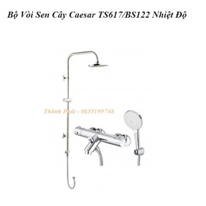 Bộ vòi sen cây Caesar TS617/BS122 Nhiệt độ