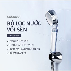 Bộ vòi sen lọc nước và massage Cuckoo CWC-CB001C