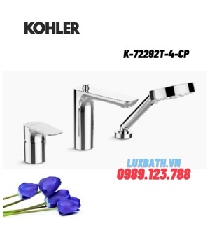 Bộ vòi sen xả bồn Kohler K-72292T-4-CP