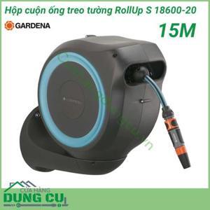 Bộ vòi tưới treo tường dây cuốn tự động 15m Gardena 18600-20