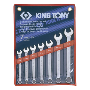 Bộ vòng miệng 7 cái hệ mét Kingtony 1207SR - 10-19mm