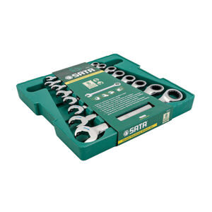 Bộ cờ lê vòng miệng 8 chi tiết Sata 09-079 (09079) - 8-19mm