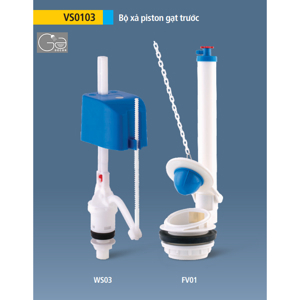 Bộ xả bàn cầu két rời Hùng Anh VS0103